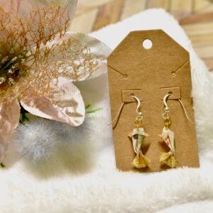 Origami Koi fish earrings