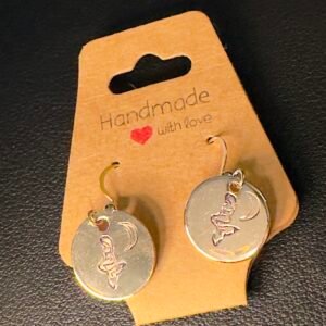 Mermaid and Crescent Moon earring