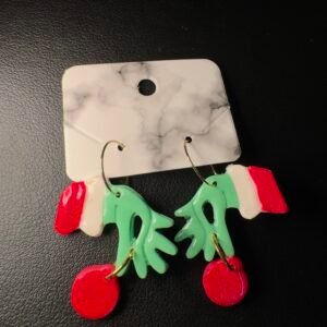 Grinch earrings